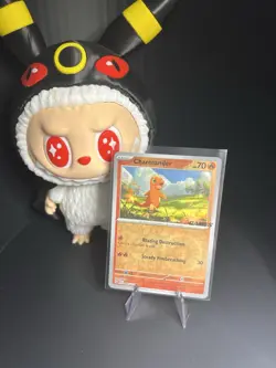 Charmander 004/165 EB GAMES Reverse Holo 151 Stamped Promo AUS Pokemon TCG NM+ - Image 2