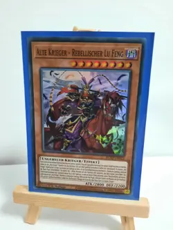 YuGiOh Alte Krieger - Rebellischer Lu Feng BLVO-DE025 Near Mint SR 82791472 - Image 1