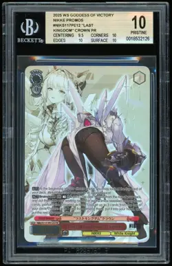 Weiss Schwarz Nikke BGS 10 "Last Kingdom" Crown NIK/S117-PE12S PR - Image 1