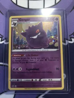 Gengar SWSH052 SWSH: Sword & Shield Promo Cards Holo Behind The Head Swirl - Image 1