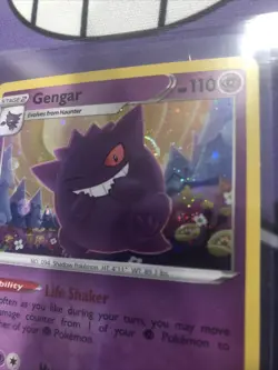 Gengar SWSH052 SWSH: Sword & Shield Promo Cards Holo Behind The Head Swirl - Image 2