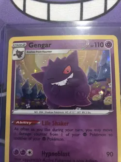 Gengar SWSH052 SWSH: Sword & Shield Promo Cards Holo Behind The Head Swirl - Image 3