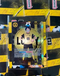 BVB Dortmund X One piece Felix Nmecha Autograph ST13-003 Autogramm Luffy Card - Image 1