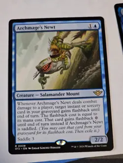 MTG- Archmage's Newt - Outlaws of Thunder Junction - Image 1