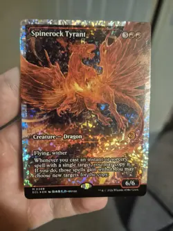 Spinerock Tyrant (0399) (Showcase) (Fracture Foil) Lorwyn Eclipsed MTG Foil NM - Image 1