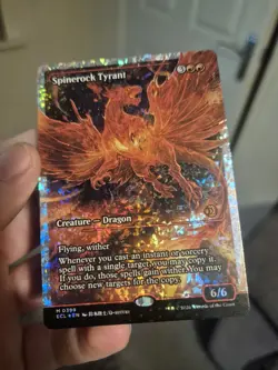 Spinerock Tyrant (0399) (Showcase) (Fracture Foil) Lorwyn Eclipsed MTG Foil NM - Image 2