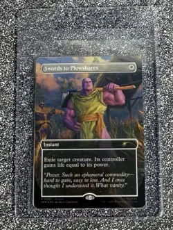 THANOS MTG PSA Exclusive Holofoil Promo P 0001 Swords to Plowshares Sealed - Image 2