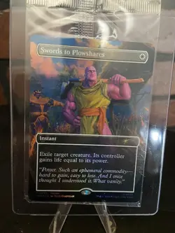 THANOS MTG PSA Exclusive Holofoil Promo P 0001 Swords to Plowshares Sealed - Image 1