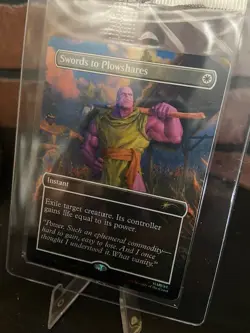 THANOS MTG PSA Exclusive Holofoil Promo P 0001 Swords to Plowshares Sealed - Image 2