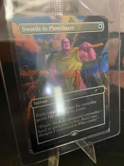 THANOS MTG PSA Exclusive Holofoil Promo P 0001 Swords to Plowshares Sealed - Image 3