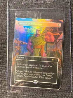 Magic the Gathering PSA Magazine Promo Swords to Plowshares Thanos (see photos) - Image 1