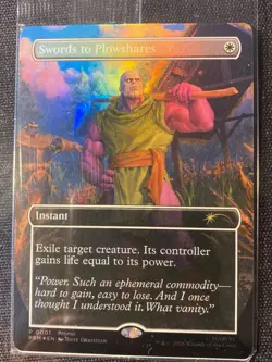 Magic the Gathering PSA Magazine Promo Swords to Plowshares Thanos (see photos) - Image 2