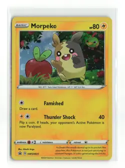 MORPEKO SWSH031 COSMOS HOLO POKEMON TCG LP - Image 1