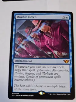 MTG- Double Down - Outlaws of Thunder Junction - Image 1