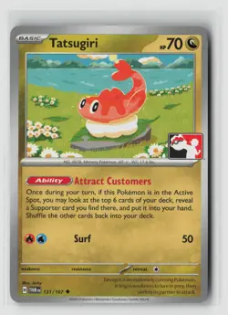 Tatsugiri #131/167 Prize Pack Uncommon Pokemon TCG NM - Image 1
