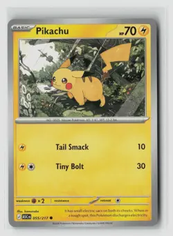 Pikachu #055/217 Me Ascended Heroes Common Pokemon TCG NM - Image 1
