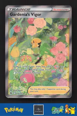 2023 Pokemon SWSH Crown Zenith GG61/GG70 Gardenia's Vigor - Image 1