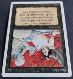 MTG Sacrifice | Revised | NM | Black Instant | Vintage Card | - Image 3