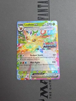 Leafeon ex - (Prismatic Evolutions Stamp) 006/131 Miscellaneous Cards & Products - Image 1