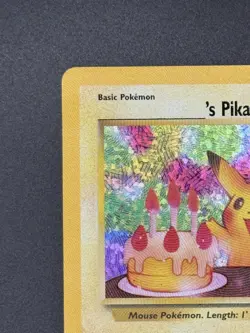 Pokemon Pikachu Birthday Card Celebrations NM + Ancient Mew MP - Image 3