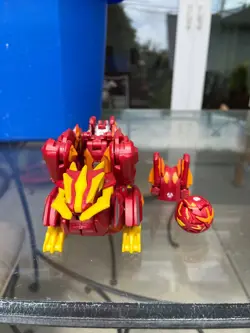 Bakugan Battle Brawlers Dragonoid Colossus with 4 Ability Cards - Image 2