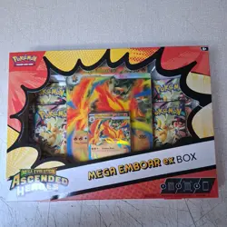 Pokemon TCG: Mega Evolution Ascended Heroes - Mega Emboar Ex Box - Image 1