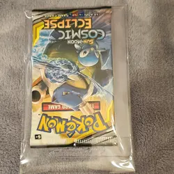 Pokemon Sun & Moon Cosmic Eclipse Booster Pack Blastoise Piplup English - Image 3
