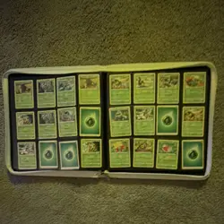 Pokemon TCG Energy Card Binder Lot Grass Water Fire - English Standard Size - Image 3
