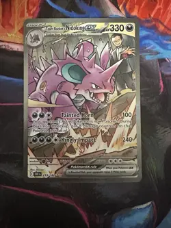 Pokemon Nidoking EX Sir 233/182 Team Rockets Destined Rivals - Image 1