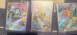 Pokemon TCG Set Of 3 First Partner Illustration Series 1 Gen 4 Sinnoh Starters - Image 1