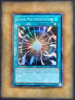 Yugioh Super Polymerization RA03-EN053 Super Rare 1st Ed NM - Image 1