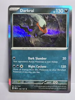 Darkrai (Cosmos Holo) 136/197 Holo Miscellaneous Cards & Products Pokemon NM - Image 1