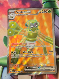 Spidops ex 223/198 Ultra Rare Scarlet & Violet Pokemon Near Mint - Image 1
