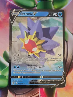 Starmie V 030/189 Holo V Rare Astral Radiance Pokemon Near Mint - Image 1