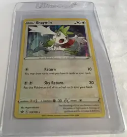 2021 POKEMON CHILLING REIGN SHAYMIN 123/198 HOLO RARE - Image 1