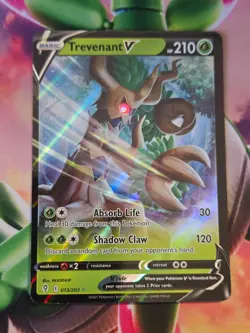 Trevenant V 013/203 Holo V Rare Evolving Skies Pokemon Near Mint - Image 1