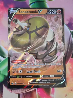 Sandaconda V 089/198 Holo V Rare Chilling Reign Pokemon Near Mint - Image 1