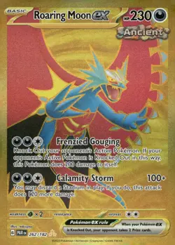 Roaring Moon ex 262/182 Hyper Rare Paradox Rift Pokemon Near Mint - Image 1