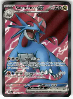 Salamence ex 177/159 Ultra Rare Journey Together Pokemon Near Mint - Image 1