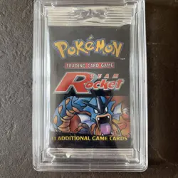 Pokemon Team Rocket Booster Pack. Factory Sealed heavy weight 23g! With case - Image 1