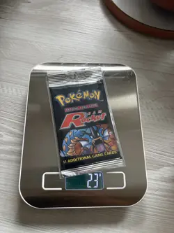 Pokemon Team Rocket Booster Pack. Factory Sealed heavy weight 23g! With case - Image 3