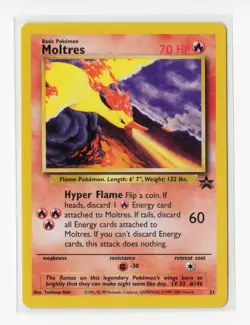 Pokemon Articuno Zapdos Moltres Black Star Promo 21 22 23 NM WOTC Vintage - Image 2
