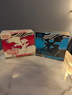 Pokemon Black Bolt & White Flare ETB Bundle!! *BRAND NEW/SEALED* *SHIPS FAST!!* - Image 1