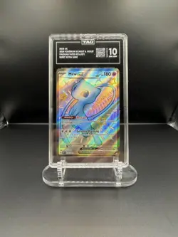 TAG 10 Pokemon Mew EX Shiny Ultra Rare 216/091 Paldean Fates - Image 1
