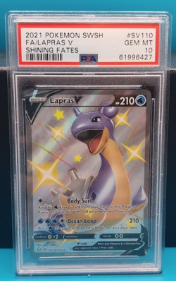 Pokemon Shining Fates Lapras V PSA 10 - Image 1