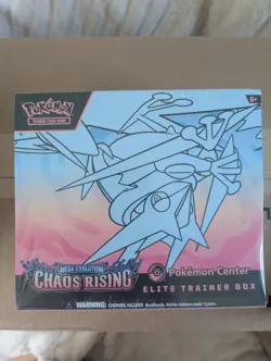 Pokemon TCG Chaos Rising Pokemon Center ETB - New Sealed - Small Tear - Image 1