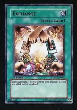 Exchange - DPYG-EN021 - Rare - 1st Edition Yugioh LP - Image 1
