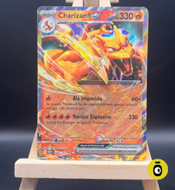 POKEMON - CHARIZARD EX ULTRA RARE 6/165 - 151 - ITA - COND. NEAR MINT - Image 1