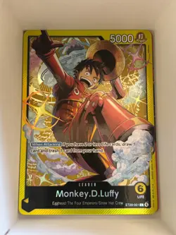 ST29-001 Monkey.D.Luffy AA Alt Art Foil Starter English L One Piece TCG Card - Image 1