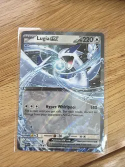 Pokemon Lugia EX TCG Double Rare Card 082/131 S&V Prismatic Evolutions - Image 1